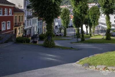 Typical streets in Bergen Typical streets in Bergen