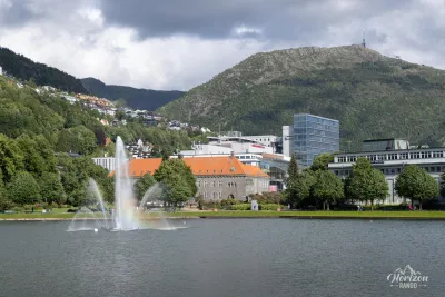 Ulriken summit, the highest point around the city Ulriken summit, the highest point around the city