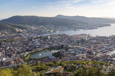 Bergen from Fløyen Bergen from Fløyen