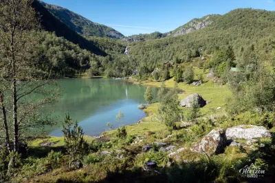 The first high-altitude lake, Fossasetevatnet The first high-altitude lake, Fossasetevatnet
