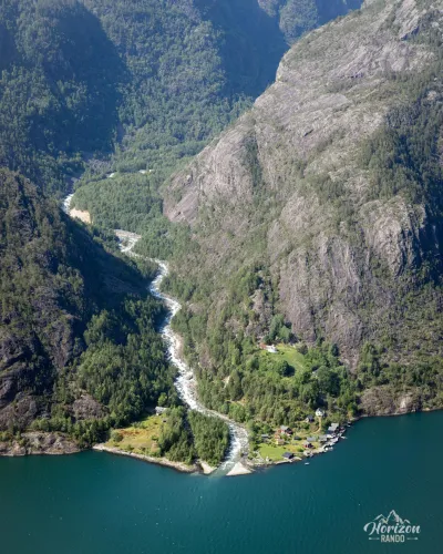 Mosnes hamlet and valley Mosnes hamlet and valley