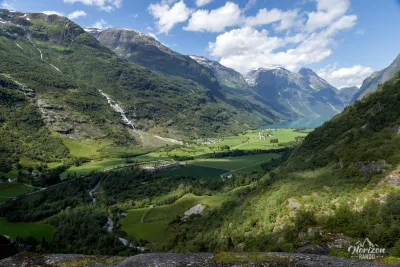 Viewpoint over the Oldedalen valley Viewpoint over the Oldedalen valley