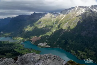 View to the north, Oldevatnet lake View to the north, Oldevatnet lake