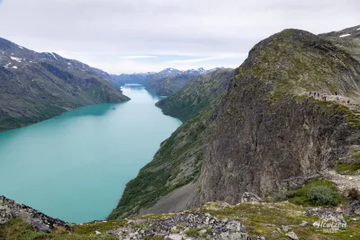The magnificent Lake Gjende The magnificent Lake Gjende
