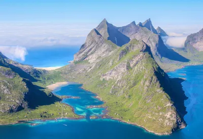 Bunesfjorden and Bunes beach Bunesfjorden and Bunes beach