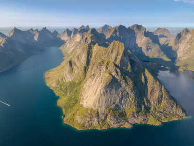 Olstinden (drone shot) Olstinden (drone shot)