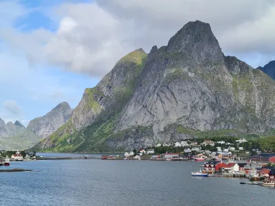 Reine and Olstinden Reine and Olstinden