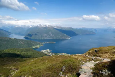 The Sognefjord in all its splendor The Sognefjord in all its splendor