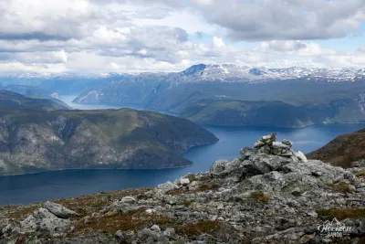 Magnificent view of the Sognefjord Magnificent view of the Sognefjord