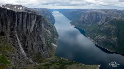 Panorama of Lysefjord Panorama of Lysefjord