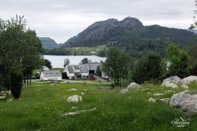 Farm and Lake Ereviksvatnet Farm and Lake Ereviksvatnet