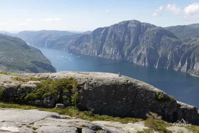 Lysefjord from the summit of Soltifjellet Lysefjord from the summit of Soltifjellet