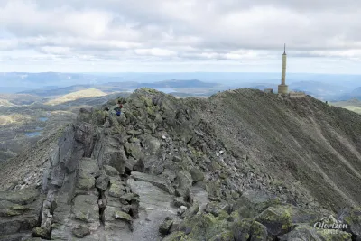 Crête finale du Gaustatoppen
