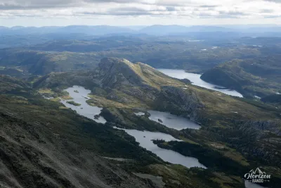 Panorama au sommet de Gaustatoppen (1883 m)