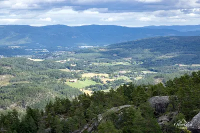 View of the valley from Gygrestolen View of the valley from Gygrestolen