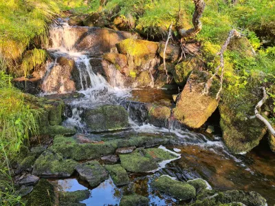 Stream at the start of the route Stream at the start of the route