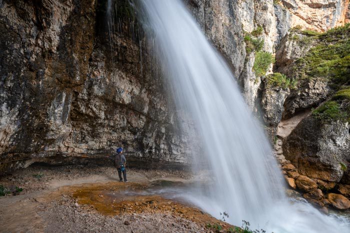Fanes Waterfalls Hike and Via Ferrata