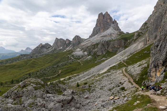 Monte Nuvolau from Passo Giau Hike