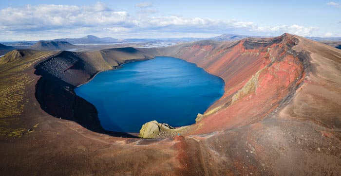 Ljótipollur Crater Hike