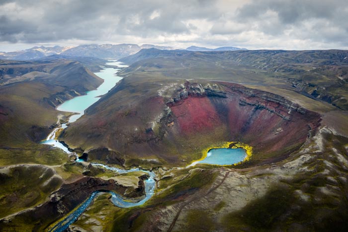 Rauðibotn Crater Hike
