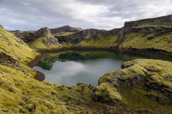 Tjarnargígur crater