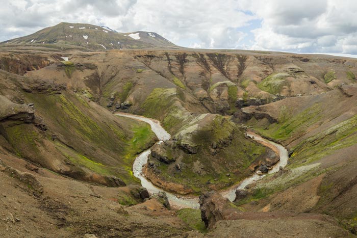 Horseshoe bend à Kerlingarfjöll