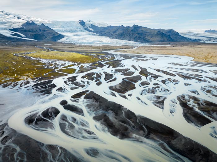 Drone : Sud Fjallsárlón