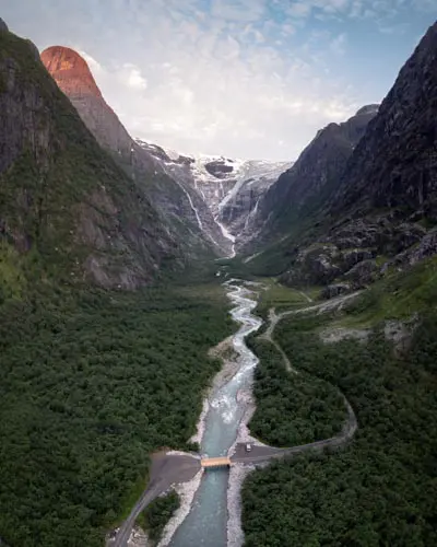 Oldedalen valley, Norway