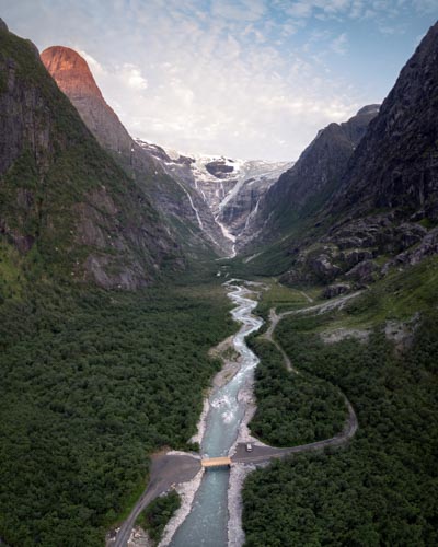 Oldedalen valley, Norway