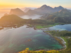 Himmeltindan au coucher de soleil Himmeltindan au coucher de soleil