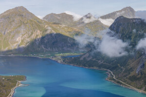 Village of Vareid to the north Village of Vareid to the north