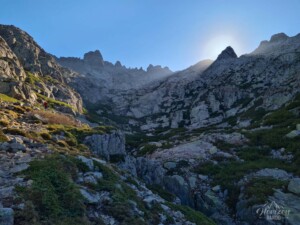 Ascension vers le col de Bocca alle Porte Ascension vers le col de Bocca alle Porte