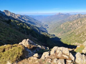 Vue depuis le col Muratello Vue depuis le col Muratello