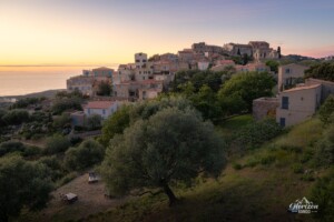Pigna at sunset Pigna at sunset