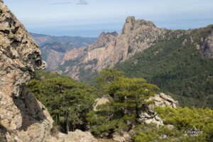 Vue vers la Méditerranée Vue vers la Méditerranée