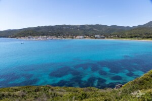 Beach and village of Macinaggio Beach and village of Macinaggio