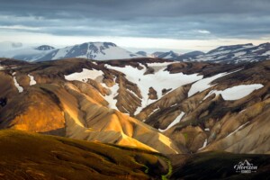 Sunset at the summit of Bláhnúkur Sunset at the summit of Bláhnúkur