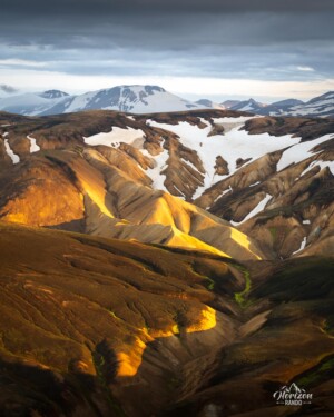 Sunset at the summit of Bláhnúkur Sunset at the summit of Bláhnúkur