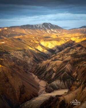 Sunset at the summit of Bláhnúkur Sunset at the summit of Bláhnúkur