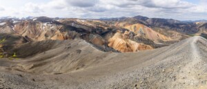 Panorama from the summit of Bláhnúkur Panorama from the summit of Bláhnúkur