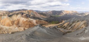 Panorama au sommet de Bláhnúkur Panorama au sommet de Bláhnúkur
