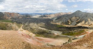 Panorama au sommet de Brennisteinsalda Panorama au sommet de Brennisteinsalda
