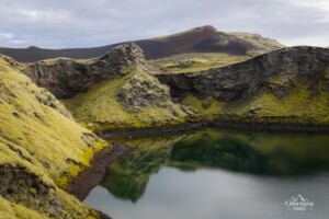 Tjarnargígur crater Tjarnargígur crater