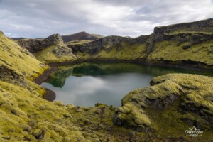 Tjarnargígur crater Tjarnargígur crater