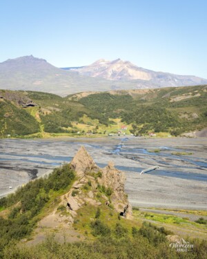 Vallée de Thórsmörk , camping de Langidalur Vallée de Thórsmörk , camping de Langidalur