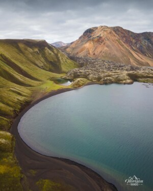 Frostastaðavatn lake and Suðurnámur Frostastaðavatn lake and Suðurnámur