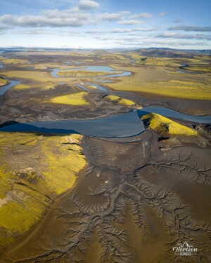 Langisjór region (drone shot) Langisjór region drone shot