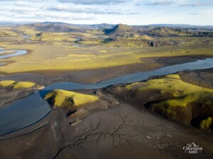 Langisjór region (drone shot) Langisjór region drone shot