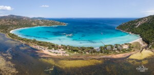 Plage de Santa Giulia (vue drone)