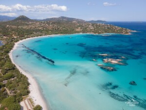 Plage de Santa Giulia (vue drone)